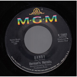 Herman's Hermits Dandy USED VINYL 7INCH SINGLE 45 RPM