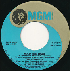 The Osmonds Hold Her Tight / Love Is USED VINYL 7INCH 45 RPM SINGLE