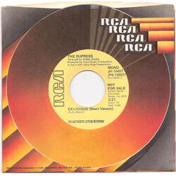 The Duprees Delicious USED VINYL 7INCH SINGLE PROMO