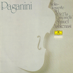 Niccolò Paganini / Shmuel Ashkenasi Violin-konzerte Nr.1 & Nr.2 "La Campanella" Vinyl LP USED
