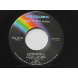 Arthur Prysock Here's To Good Friends USED VINYL 7INCH 45 RPM