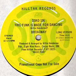 Broadway (5) This Funk Is Made For Dancing VINYL 12" USED