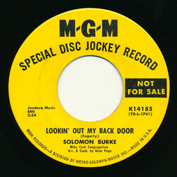 Solomon Burke Lookin' Out My Back Door USED VINYL 7INCH 45 RPM PROMO