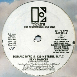 Donald Byrd & 125th Street, N.Y.C. Sexy Dancer USED VINYL 12INCH 33 S RPM PROMO