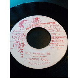 Frankie Paul You Remind Me USED VINYL 7INCH 45 RPM