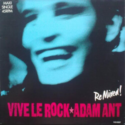 Adam Ant Vive Le Rock (Remix) USED VINYL 12INCH 45 RPM MAXI-SINGLE