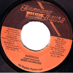 Beres Hammond Banduloo USED VINYL 7INCH 45 RPM