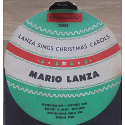 Mario Lanza Lanza Sings Christmas Carols USED VINYL 7INCH 45 RPM EP