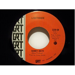 Lighthouse (2) Sunny Days USED VINYL 7INCH 45 RPM SINGLE