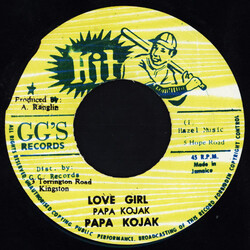 Papa Kojak Love Girl USED VINYL 7INCH 45 RPM