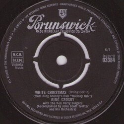 Bing Crosby White Christmas USED VINYL 7INCH 45 RPM SINGLE REISSUE