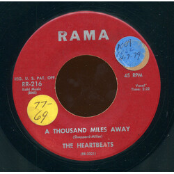 The Heartbeats A Thousand Miles Away / Oh Baby Don't USED VINYL 7INCH 45 RPM SINGLE