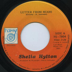 Sheila Hylton Letter From Miami USED VINYL 7INCH