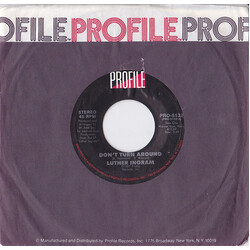 Luther Ingram Don't Turn Around USED VINYL 7INCH SINGLE STYRENE