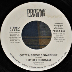Luther Ingram Gotta Serve Somebody USED VINYL 7INCH 45 RPM SINGLE PROMO