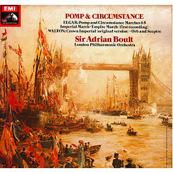 Sir Edward Elgar / Sir William Walton / Sir Adrian Boult / London Philharmonic Orchestra Pomp & Circumstance Vinyl LP USED
