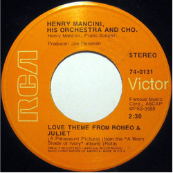 Henry Mancini And His Orchestra And Chorus / Henry Mancini And His Orchestra Love Theme From Romeo & Juliet / The Windmills Of Your Mind Vinyl 7" USED