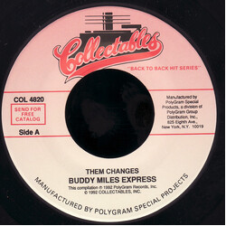 Buddy Miles Express / The Hombres Them Changes / Let It Out Vinyl 7" USED