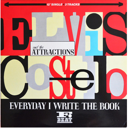 Elvis Costello & The Attractions Everyday I Write The Book Vinyl 12" USED