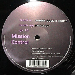 Mission Control (3) Where Does It Hurt? / Tripli-Cut USED VINYL 12INCH