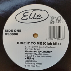 Elle (7) Give It To Me USED VINYL 12INCH 45 RPM