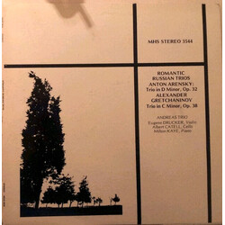 Anton Stepanovich Arensky / Alexander Gretchaninov / Andreas Trio Romantic Russian Trios Vinyl LP USED