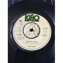 Ian Page (5) Over My Head USED VINYL 7INCH 45 RPM SINGLE PROMO STEREO