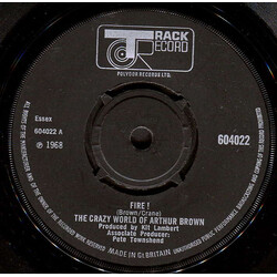 The Crazy World Of Arthur Brown Fire ! USED VINYL 7INCH 45 RPM SINGLE