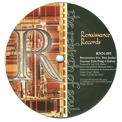 Renaissance (2) / Tory Jordan Sweetest Pain / Song 4 Sydney USED VINYL 12INCH 33 S RPM