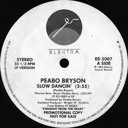 Peabo Bryson Slow Dancin' USED VINYL 12INCH 33 S RPM PROMO