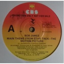 Bob James Main Theme From Star Trek - The Motion Picture USED VINYL 7INCH 45 RPM SINGLE PROMO