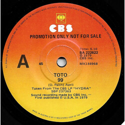 Toto 99 USED VINYL 7INCH 45 RPM SINGLE PROMO