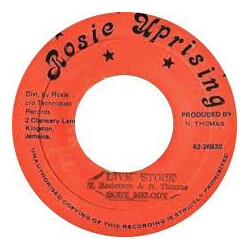 Bobby Melody Live Stock USED VINYL 7INCH