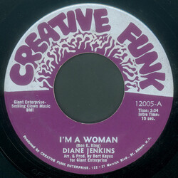 Diane Jenkins I'm A Woman USED VINYL 7INCH 45 RPM SINGLE