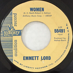 Emmett Lord Women / Turn Him Down USED VINYL 7INCH 45 RPM SINGLE PROMO