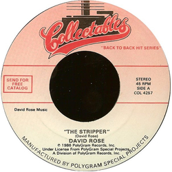 David Rose / Eddy Howard The Stripper / Happy Birthday Vinyl 7" USED