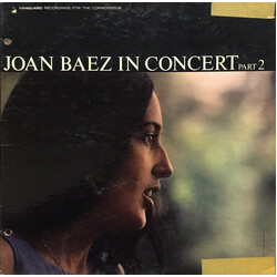 Joan Baez In Concert Part 2 Vinyl LP USED