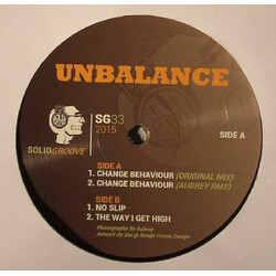 Unbalance / Aubrey Change Behaviour Ep USED VINYL 12INCH