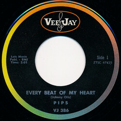The Pips Every Beat Of My Heart / Room In Your Heart USED VINYL 7INCH 45 RPM SINGLE REISSUE