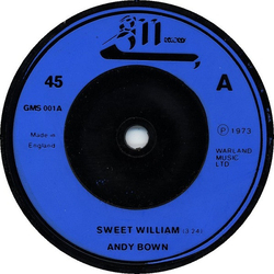 Andy Bown Sweet William Vinyl 7" USED