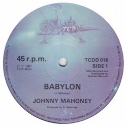 Johnny Mahoney Babylon Vinyl 12" USED