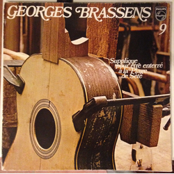 Georges Brassens 9 - Supplique Pour Être Enterré À La Plage De Sète Vinyl LP USED