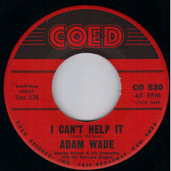 Adam Wade (2) I Can't Help It USED VINYL 7INCH 45 RPM