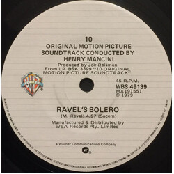 Henry Mancini Ravel's Bolero / It's Easy To Say USED VINYL 7INCH 45 RPM SINGLE