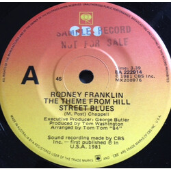 Rodney Franklin The Theme From Hill Street Blues USED VINYL 7INCH 45 RPM SINGLE