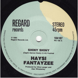 Haysi Fantayzee Shiny Shiny USED VINYL 7INCH 45 RPM SINGLE