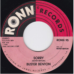 Buster Benton Sorry USED VINYL 7INCH 45 RPM SINGLE