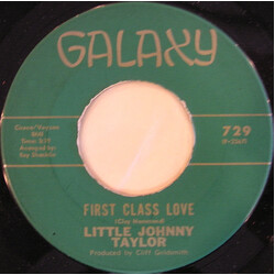 Little Johnny Taylor First Class Love / If You Love Me (Like You Say) USED VINYL 7INCH SINGLE