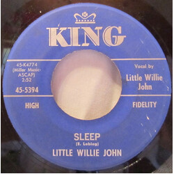 Little Willie John Sleep / There's A Difference USED VINYL 7INCH 45 RPM