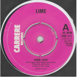 Lime (2) Your Love USED VINYL 7INCH 45 RPM